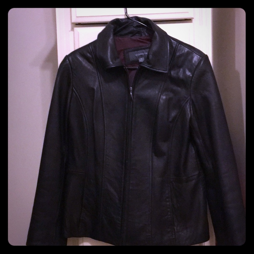 Real leather jacket